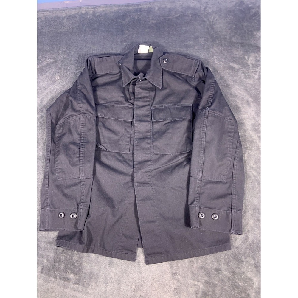 Propper Battle Rip Bdu Coat Uniform XS Black‎ Cotton Blend